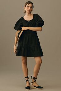 Slide View: 3: The Somerset Mini Dress: Puff-Sleeve Edition