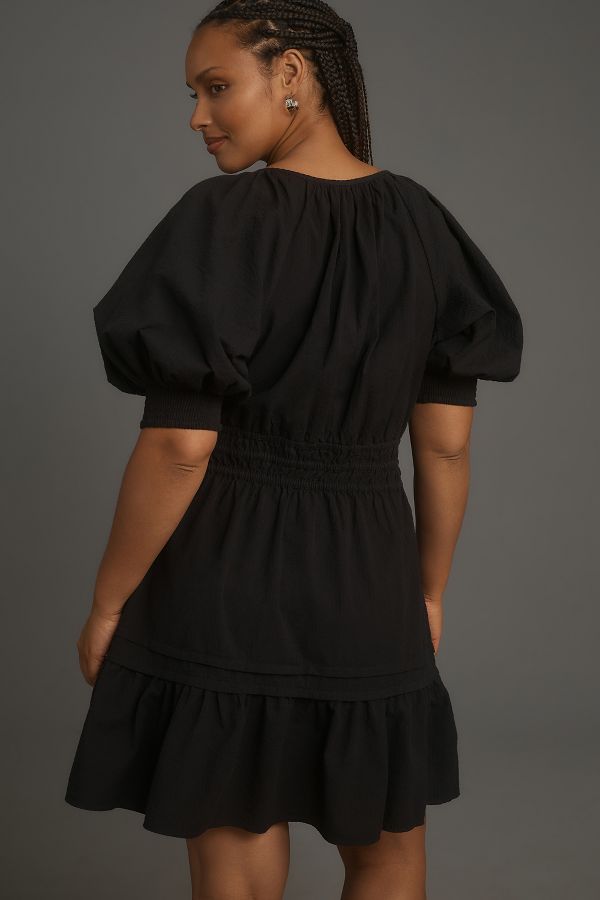 Slide View: 6: The Somerset Mini Dress: Puff-Sleeve Edition