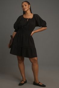 Slide View: 8: The Somerset Mini Dress: Puff-Sleeve Edition