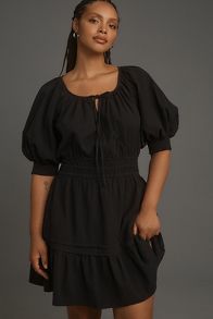 Slide View: 5: The Somerset Mini Dress: Puff-Sleeve Edition