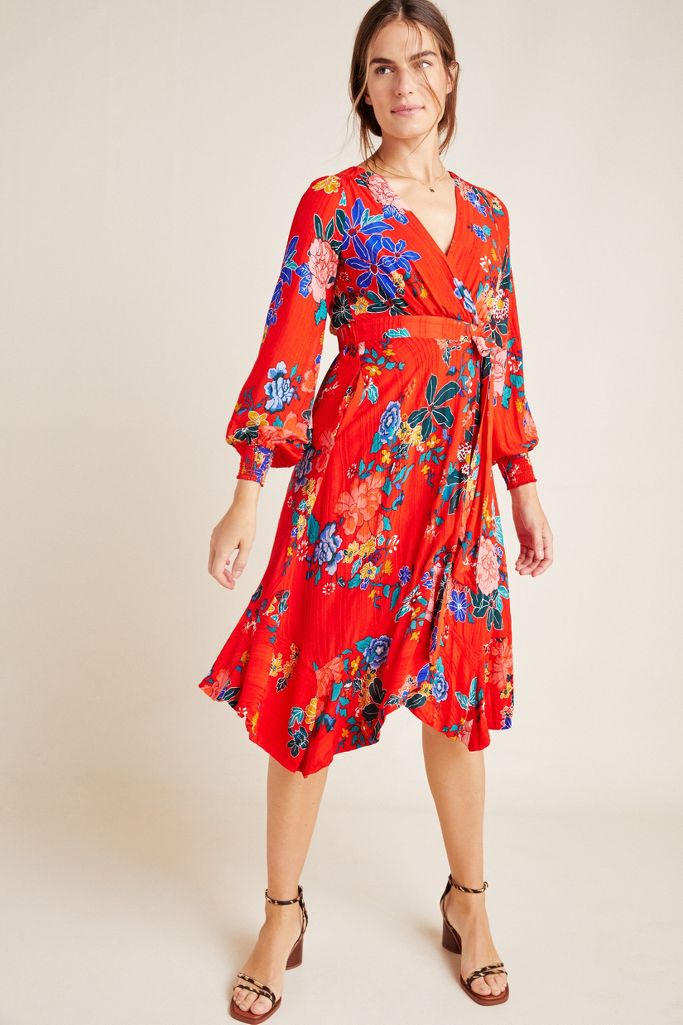 Boswell Textured Wrap Tunic | Anthropologie