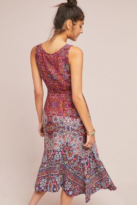 anthropologie purple dress