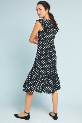 anthropologie maeve polka dot dress