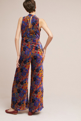 maeve velvet jumpsuit