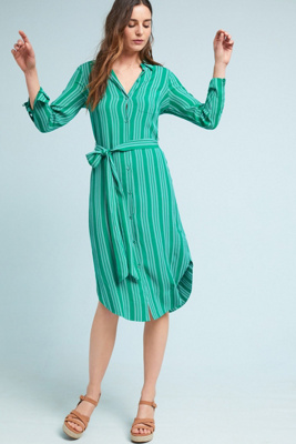 anthropologie shirt dress