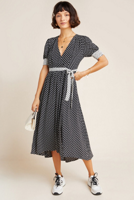 anthropologie breanna wrap dress