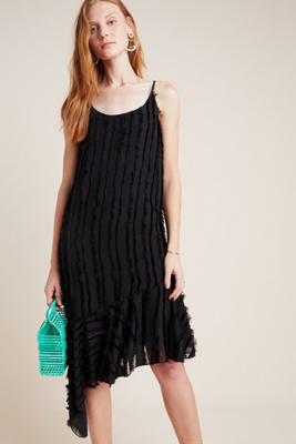 anthropologie fringe dress