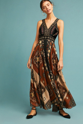 anthropologie maxi dress