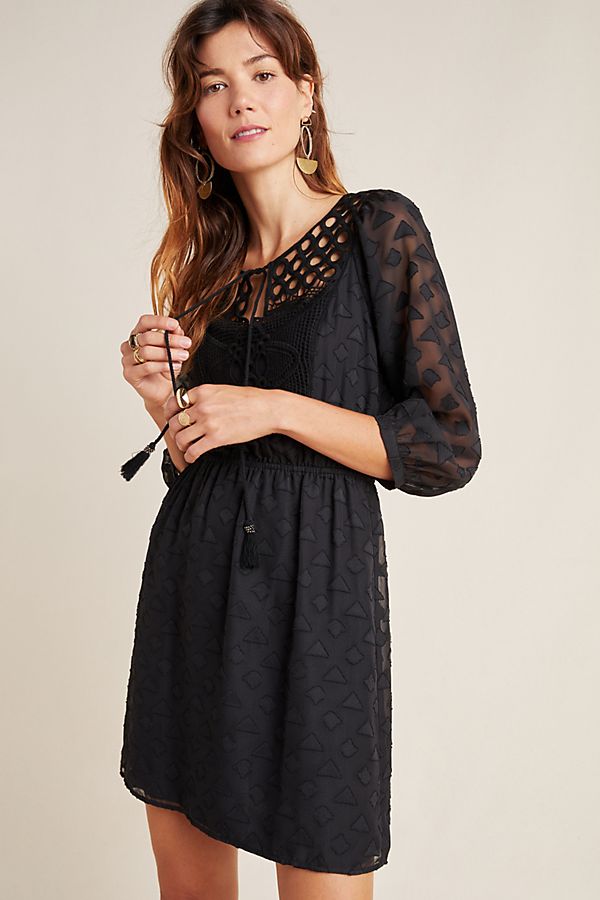 Slide View: 1: Heloise Lace Mini Dress