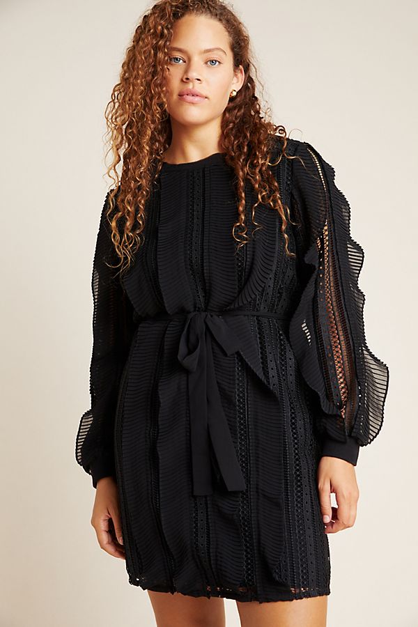 Slide View: 1: Reine Ruffled Mini Dress