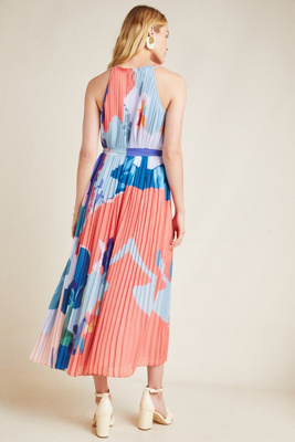 encanta abstract maxi dress