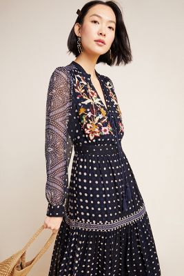 embroidered dress