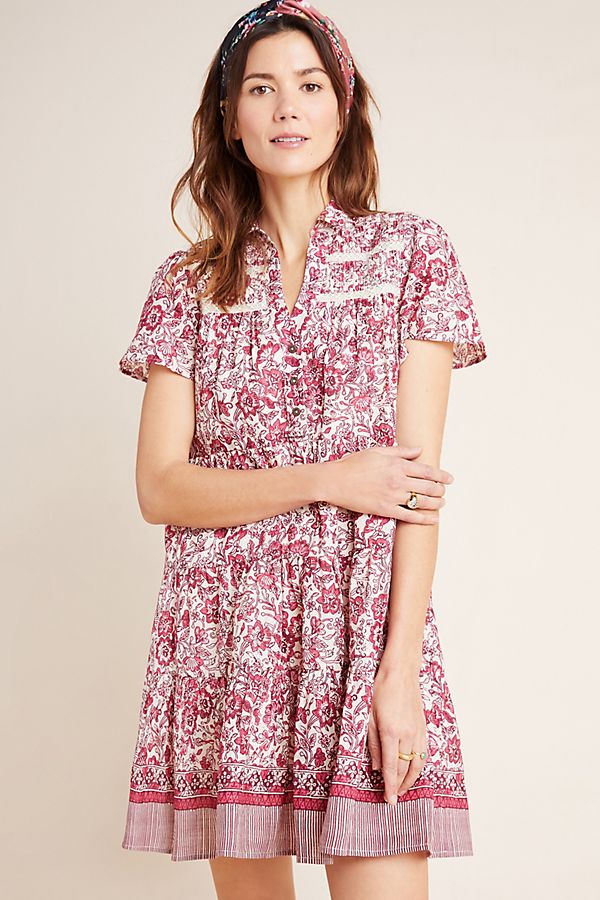 Slide View: 1: Georgina Tiered Shirtdress