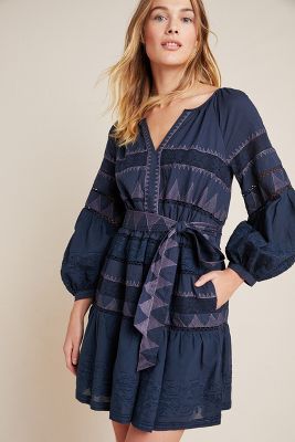 anthropologie mini dress