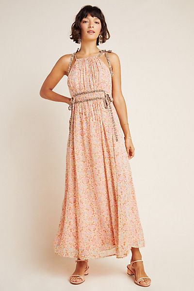 Clementina Halter Maxi Dress