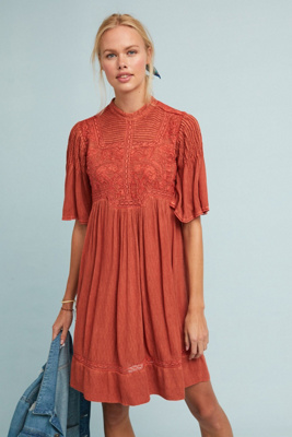 anthropologie tunic dress