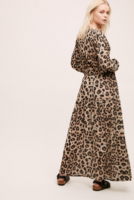 leopard print maxi dress australia