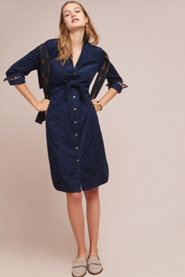 anthropologie shirt dress