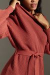 Thumbnail View 4: Maeve Long-Sleeve Mock-Neck Tie-Waist Mini Dress