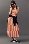 Thumbnail View 1: By Anthropologie Sleeveless Mock-Neck Sweater Column Midi Dress