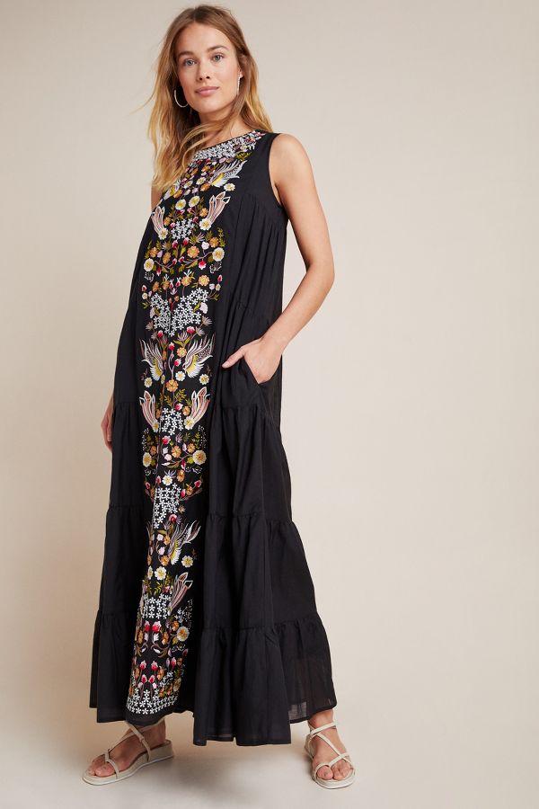 Jacaranda Tiered Maxi Dress | Anthropologie UK