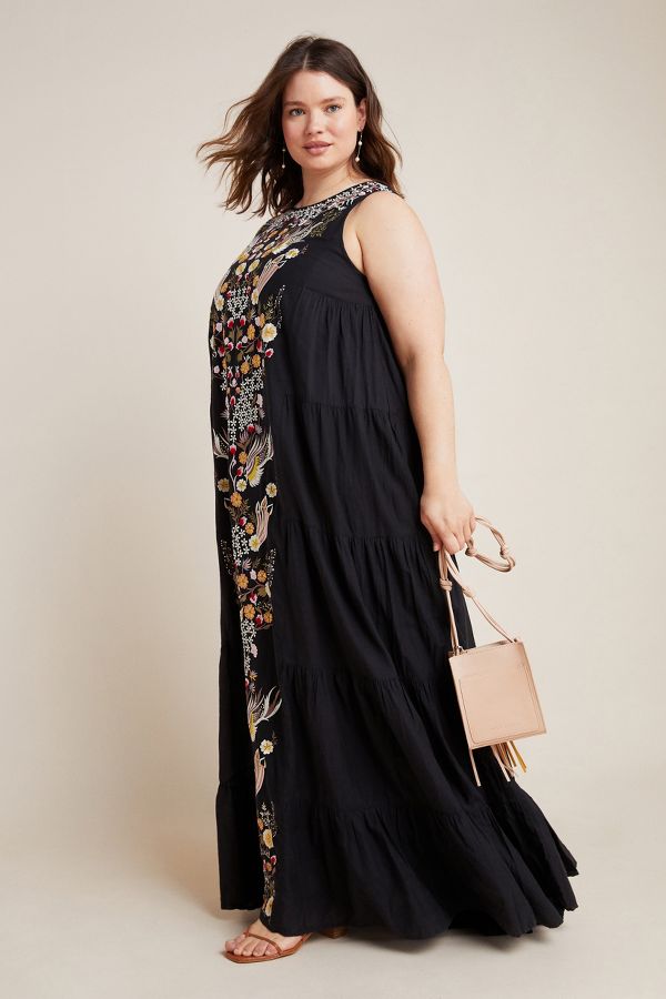 Jacaranda Tiered Maxi Dress Anthropologie