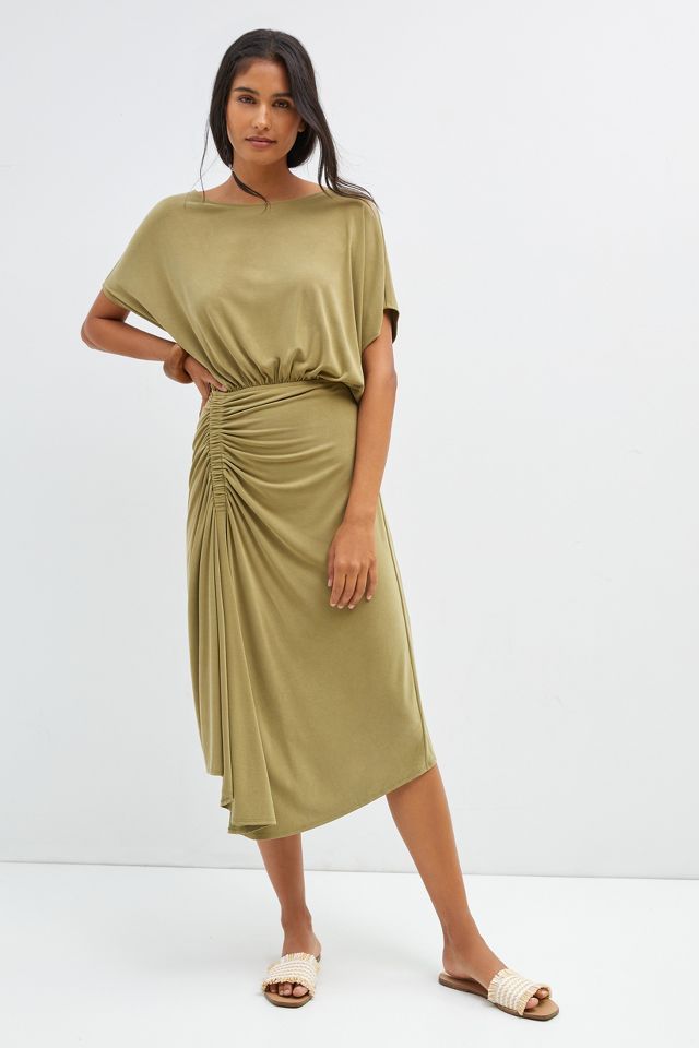 Ruched Maxi Dress | Anthropologie