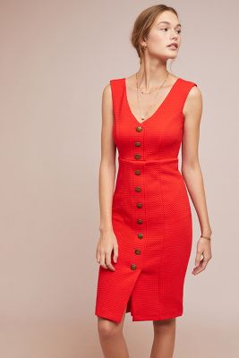 anthropologie maeve red dress