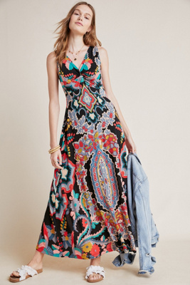 anthropologie maeve maxi dress