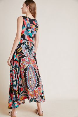 anthropologie camilla maxi dress