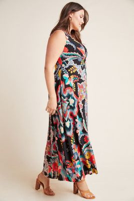 anthropologie camilla maxi dress