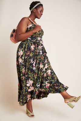 gabriela ruffled maxi dress
