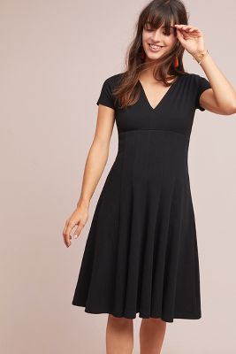 anthropologie black dress