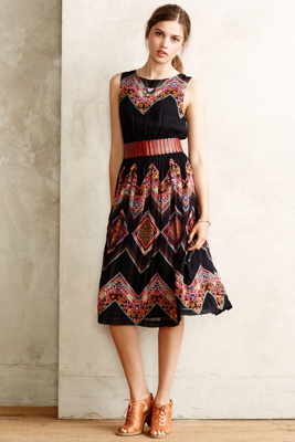 anthropologie black dress