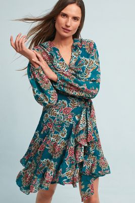 Nayara Wrap Dress | Anthropologie