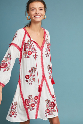 anthropologie tunic dress