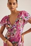 Thumbnail View 5: Robe Longue En Lin Manches Papillon Par Anthropologie