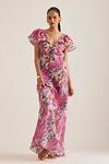 Thumbnail View 1: Robe Longue En Lin Manches Papillon Par Anthropologie