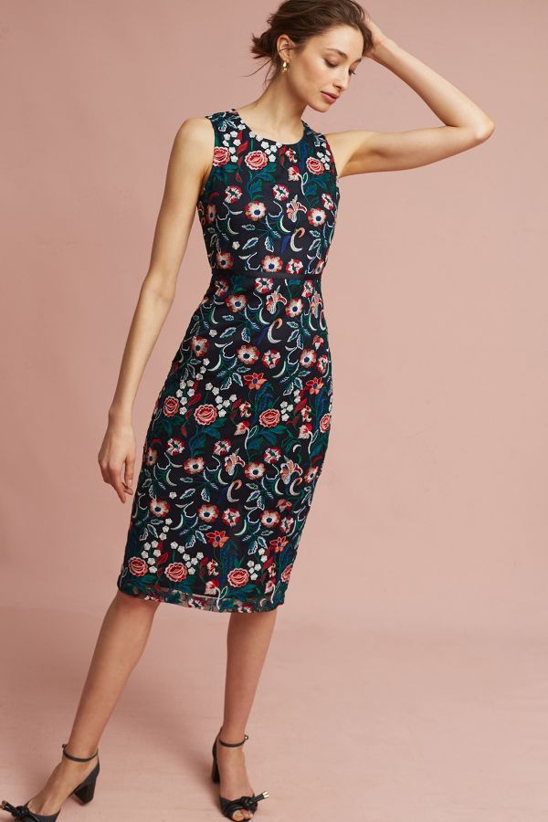 Evie Embroidered Dress | Anthropologie