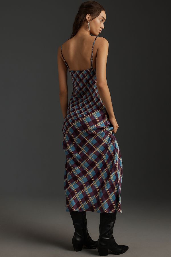 Slide View: 3: Conditions Apply Elva Printed Midi Slip Dress