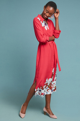 anthropologie shirt dress