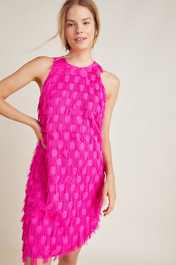 Slide View: 1: Roxie Textured Shift Dress