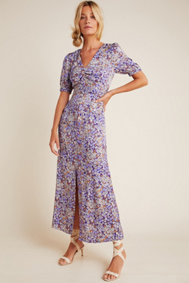 floral maxi dress with sleeves uk