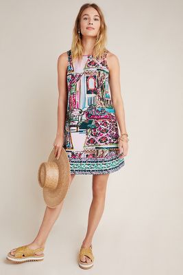 anthropologie shift dress