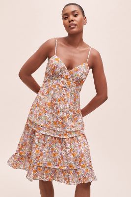 anthropologie flower dress