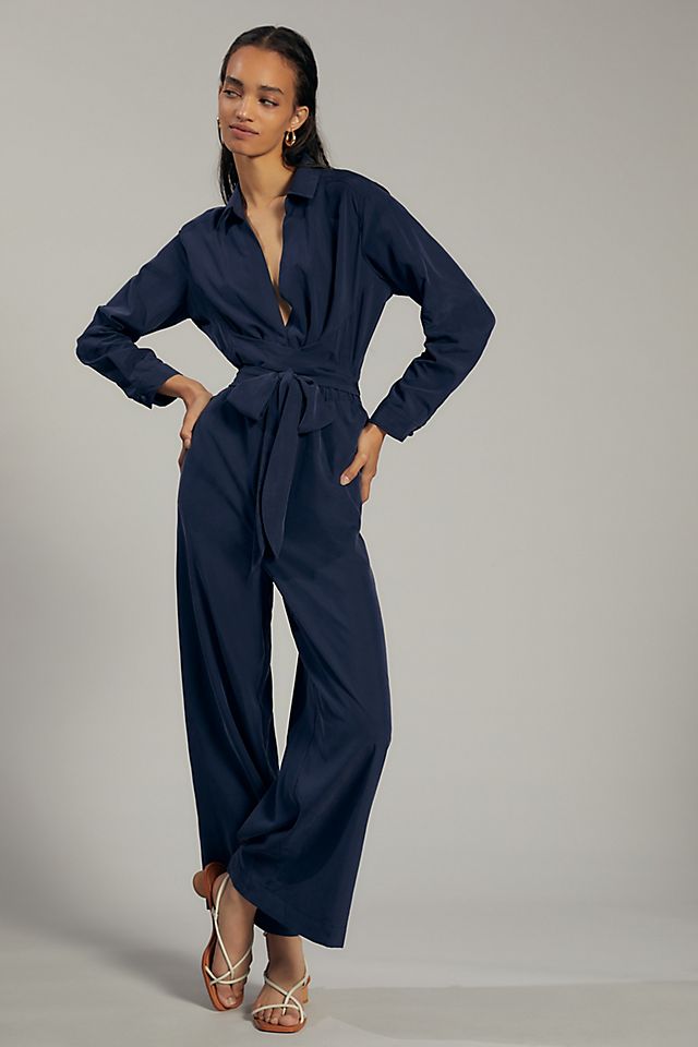 Cut-Out Wide-Leg Jumpsuit | Anthropologie