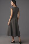 Thumbnail View 3: By Anthropologie Heathered Sweetheart Scuba Midi Dress