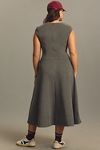 Thumbnail View 7: By Anthropologie Heathered Sweetheart Scuba Midi Dress