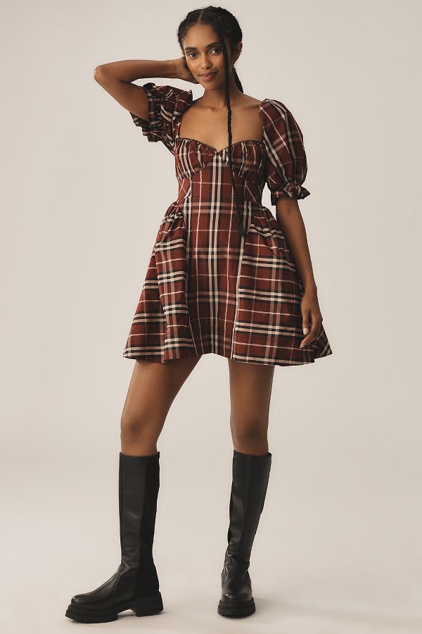 Vista de diapositivas: 1: Maeve Puff Mini Dress