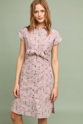 anthropologie shirt dress